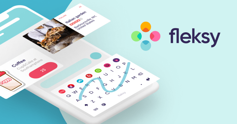Unlock powerful building blocks to grow your business 2 Article building blocks Fleksy keyboard