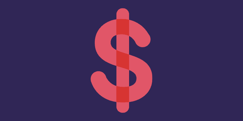 Crowdfunding money sign