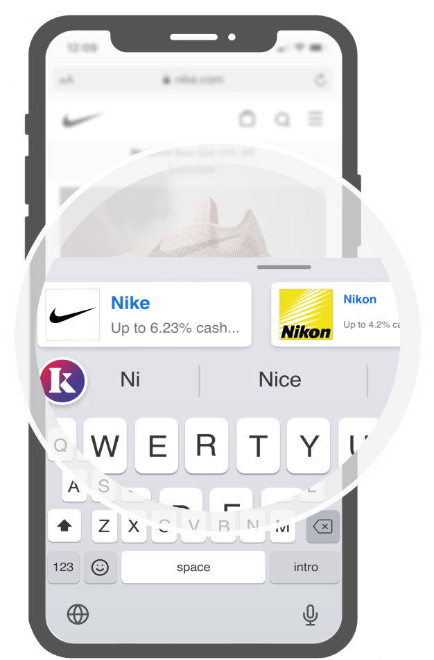 Fleksy keyboard for Kindred's Monetization Tech 1 kindred nike