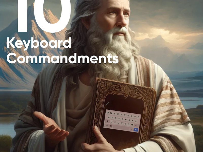 10 commandments for keyboard apps by fleksy